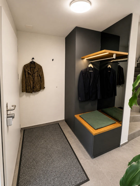 Massgefertigte Garderobe
